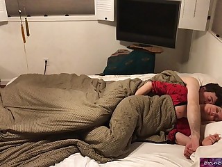 Stepmom shares bed with stepson - Erin Electra 16 min