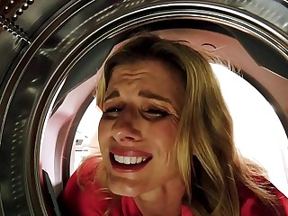 Fucking My Stuck Step Mom in the Ass while she is Stuck in the Dryer - Cory Chase 13 min