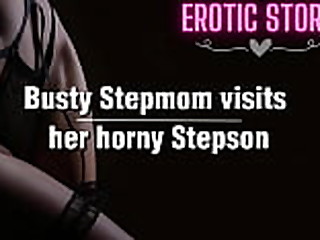 Busty Stepmom visits her horny Stepson 11 min